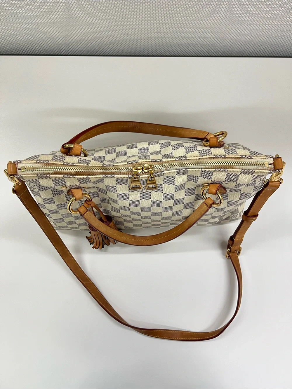 Louis Vuitton Damier Azur Lymington Bag